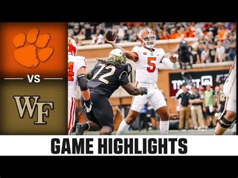 Clemson vs. Wake Forest Football Highlights (2022) - Win Big Sports