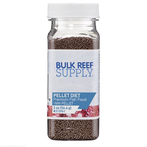 2oz Premium Saltwater Fish Food Pellets - Bulk Reef Supply - Bulk Reef Supply