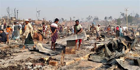 15 Dead After Large Fire at Rohingya Refugee Camp in Bangladesh ...