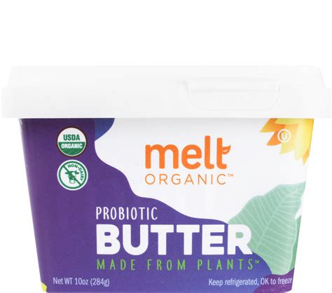 (MAYBE) Melt Organic Products| Rich and Creamy Plant Based Butter | Probiotic Butter Spread ...