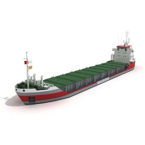 Cargo Boat 3D model | CGTrader