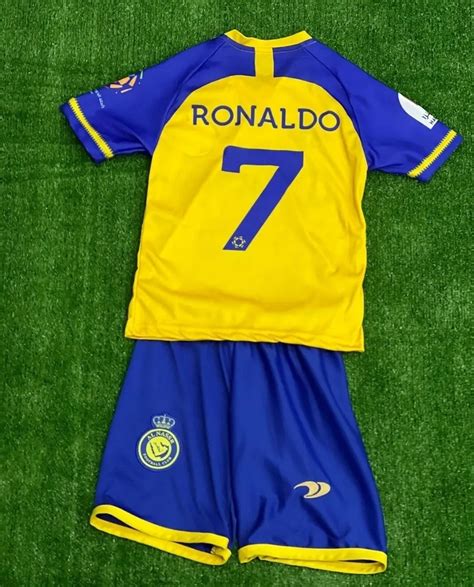 Stop Soccer Ronaldo CR7 Jersey Kids Uniform AL NASSR Fc, 49% OFF