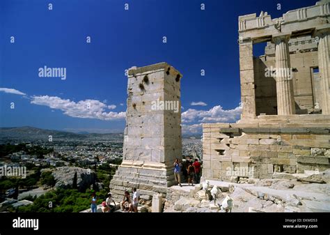 greece, athens, acropolis, propylaea Stock Photo - Alamy