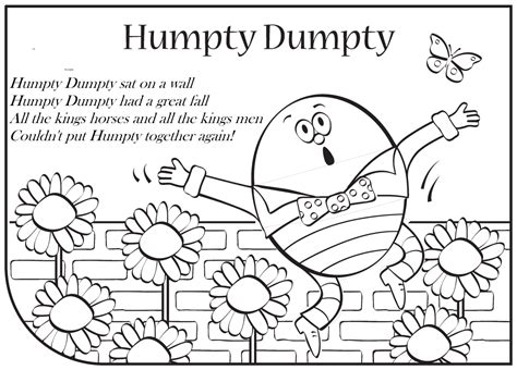 Humpty Dumpty Book Printable