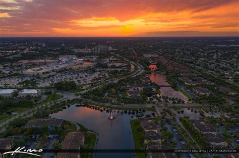 Palm Beach Gardens Sunset Palm Beach Gardens Mall Gardens Parkway – HDR Photography by Captain Kimo