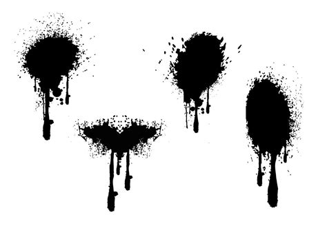 Spray Paint Drips Grunge Vectors - Download Free Vector Art, Stock Graphics & Images