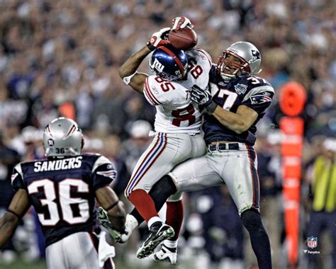 David Tyree Super Bowl XLII Helmet Catch New York Giants Football Photo ...