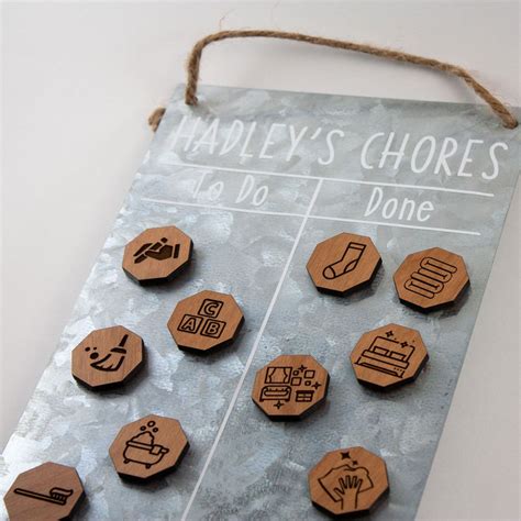 This Magnetic Chore Chart With Free Printables Has Be - vrogue.co