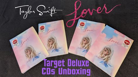 Taylor Swift - Lover - Target Deluxe Edition CDs #1-4 - YouTube