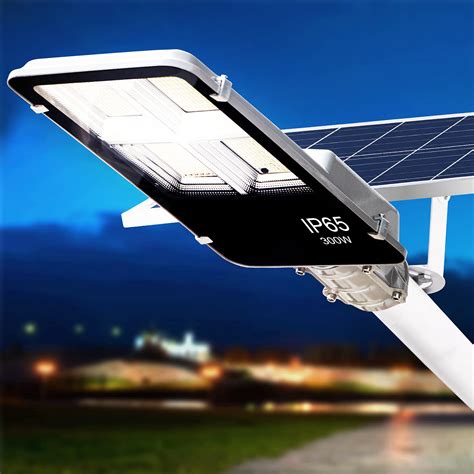 Buy 500W Solar Street Light Outdoor, 30000 Lumens High Brightness Dusk ...