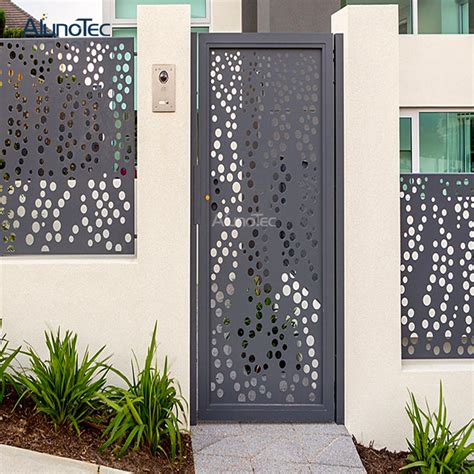 Art Decorative Carving Aluminum Perforated Metal Screen Door for Garden - Buy Metal Screen Door ...