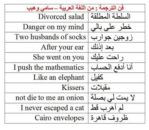 TransMania: Funny Arabic Translations