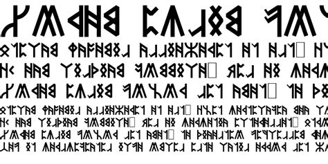 Dwarven Runes Font : Download For Free, View Sample Text, Rating And ...