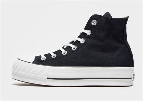 Zwart Converse All Star Lift High Platform Dames - JD Sports Nederland