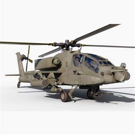 3D Boeing AH-64 Apache - TurboSquid 2092669