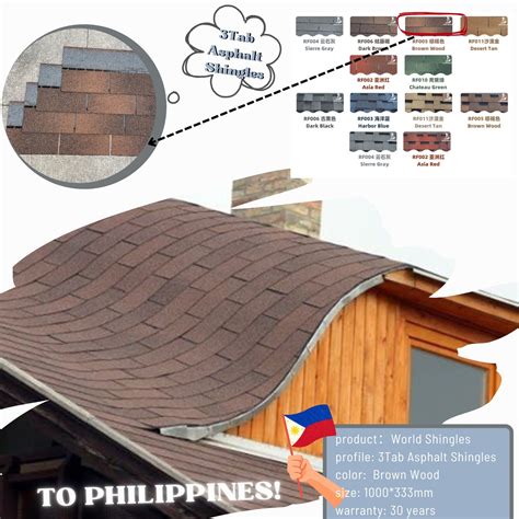 Lightweight Building Materials 3-Tab Roofing Asphalt Shingles Philippines, Low Prices Plain Roof ...