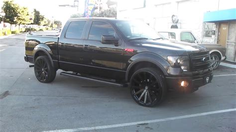 877-544-8473 26 Inch Velocity VW12 All Black Wheels 2014 Ford F150 Rims ...