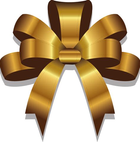 Christmas Gold Ribbon Png Vector Images - Vector Graphics Clipart ...