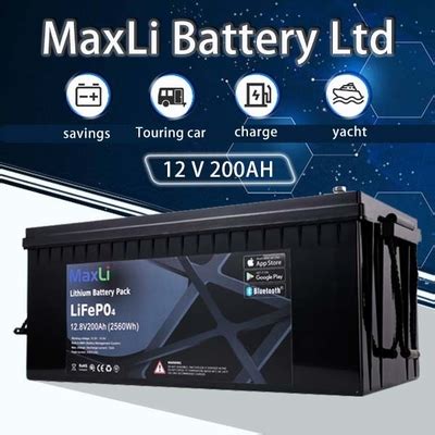 Customized RV 12v Lithium Ion Battery Pack 200ah Prismatic Battery Cell Long Life