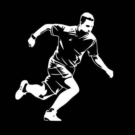 Football - Black and White Isolated Icon - Vector illustration 29191552 ...