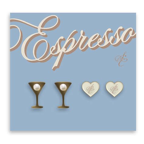 espresso earring set – Sabrina Carpenter Official Store