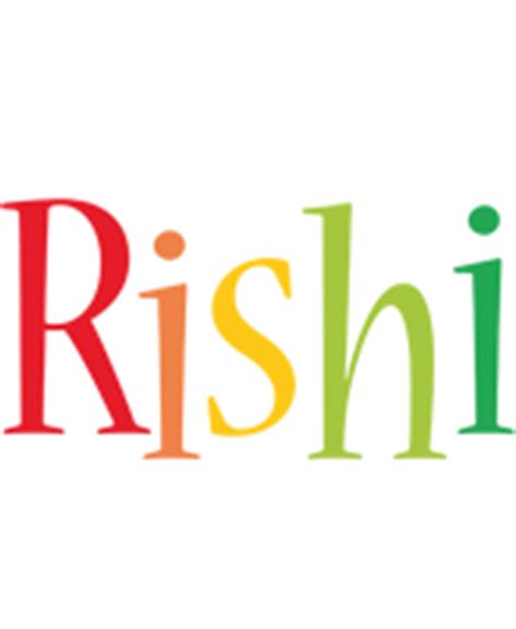 Rishi Logo | Name Logo Generator - Smoothie, Summer, Birthday, Kiddo, Colors Style