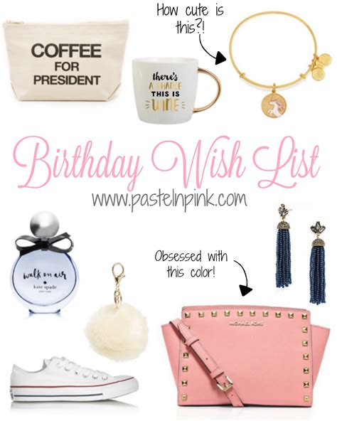 Birthday Wish List [ The Daily Amy ]