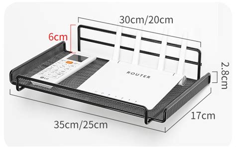 Router Cabinet Shelves Wire Shelf Brackets Accessory Storage Rack