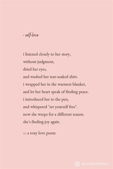 Self-Love Poem By Roxy Love | Self love poems, Self love, Love poems