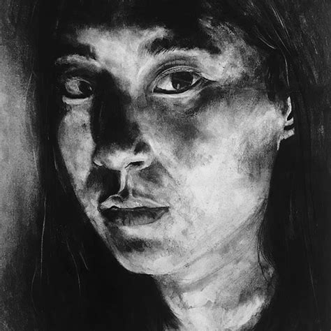 Pin auf Charcoal self-portraits