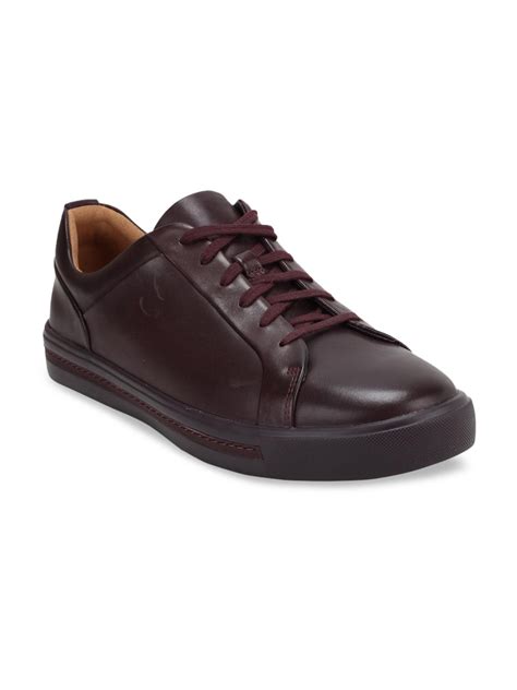 Buy Clarks Women Brown Leather Sneakers - Casual Shoes for Women 10540628 | Myntra