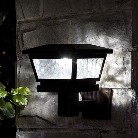 Black Solar Deck Post Lights for Wood - Vinyl Posts, Set of 2 Fairmont