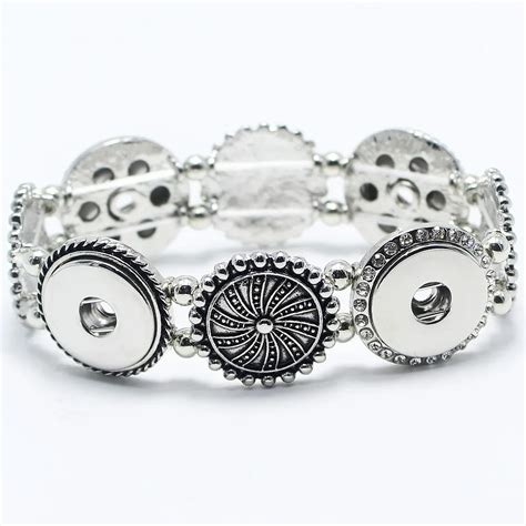 jayna ginger snaps bracelets Charms charms jewelry Snap Bracelets Clasp Bangle fit 18mm DIY ...