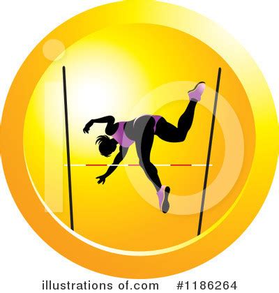 Pole Vault Clipart #1127332 - Illustration by Vector Tradition SM