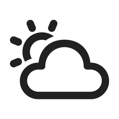 Partly Cloudy Icon Png