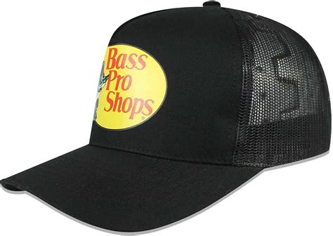 Bass Pro Shop Men's Trucker Hat Mesh Cap - One Size Fits All Snapback Closure - Great for ...