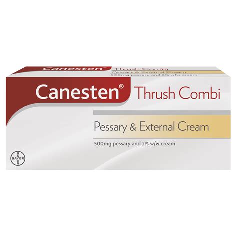 Thrush Combi Vaginal Pessary & External Cream | Canesten