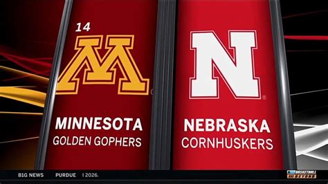 Minnesota at Nebraska - Men's Basketball Highlights - YouTube