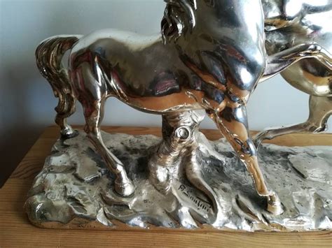 A. Santini - Sculpture - Laminated silver - Catawiki