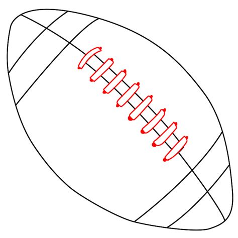 How To Draw A Football - Draw Central