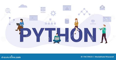 Python Programming Code Technology Banner. Python Language Software ...