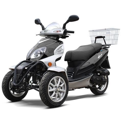 Buy Three-Wheel 50cc Trike Scooter Tricycle California Legal - DF50TKA – Belmonte Bikes