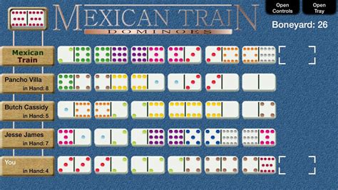 Mexican Train Dominoes Online App Game | by Dilly Dally Games