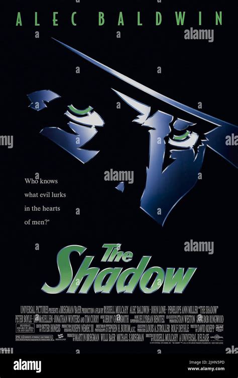 MOVIE POSTER, THE SHADOW, 1994 Stock Photo - Alamy