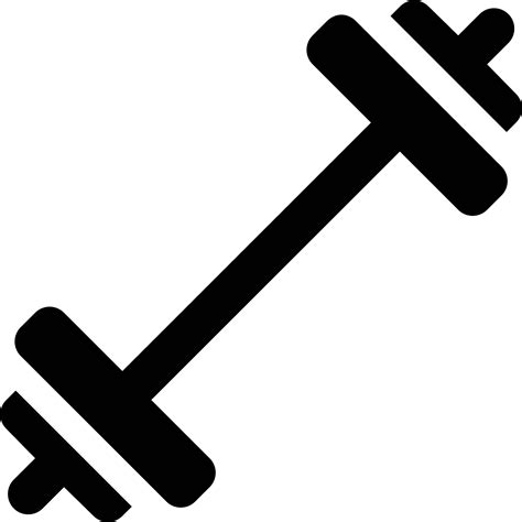 Red Barbell Clipart Barbell Icon Free - Clip Art Library