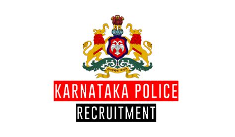 Karnataka Police Recruitment 2019-Apply Online Job Vacancies April 2019