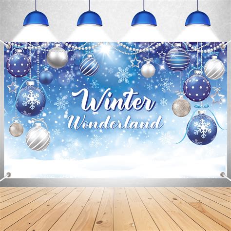 Buy Winter Wonderland Backdrop, Winter Wonderland Themed Party ...