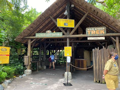 PHOTOS: Kilimanjaro Safaris Installs Social Distancing Markers and Plexiglass Barriers - WDW ...