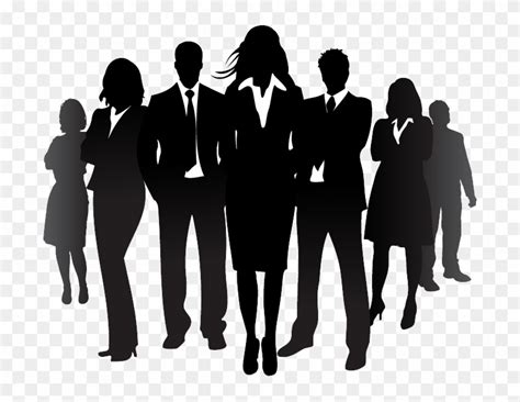 Business Silhouettes Image - Business Team Silhouette, HD Png Download ...