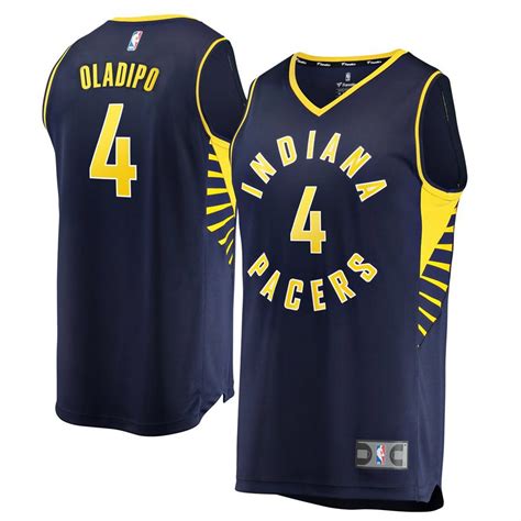 Men's Indiana Pacers Victor Oladipo Fanatics Branded Navy Fast Break ...